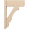 Ekena Millwork 7 1/2-in W x 20-in D x 28-in H Balboa Block Rough Cedar Woodgrain TimberThane Outlooker, Primed Tan OUTUR075X20X28BOA44RCPR - alternate 6